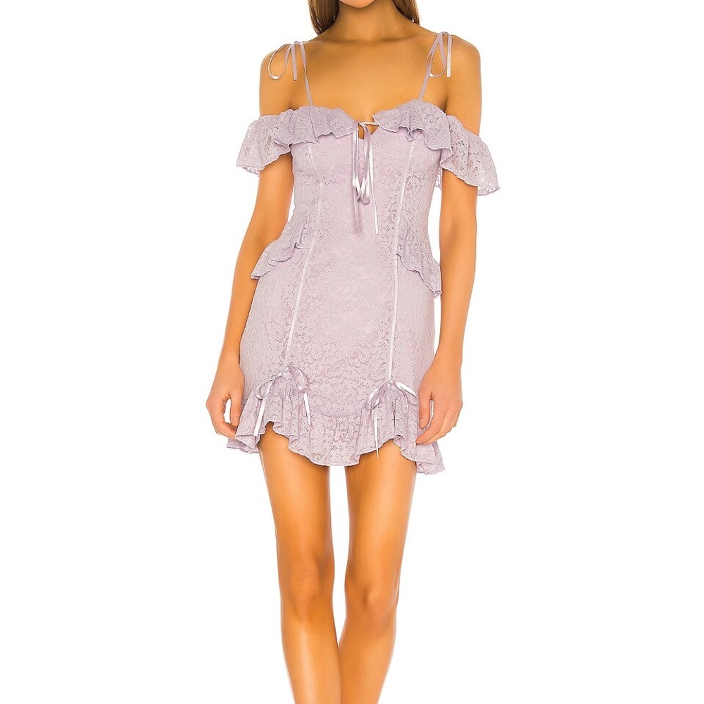Majorelle Stanley Dress in Purple Frost